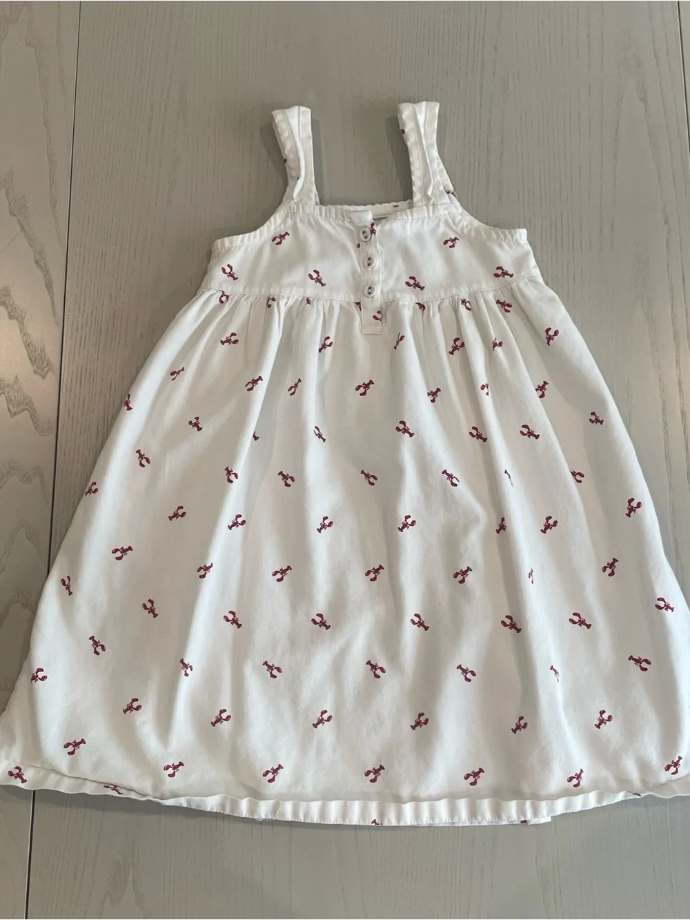 Petite Plume Charlotte Nightgown Dress (Brixham Lobsters) - Size 3